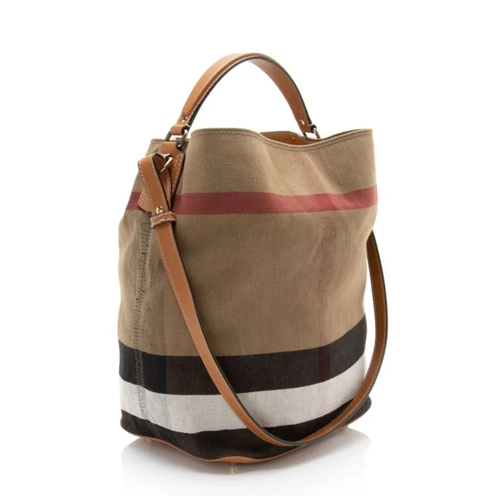 Burberry Canvas Check Susanna Bucket Bag